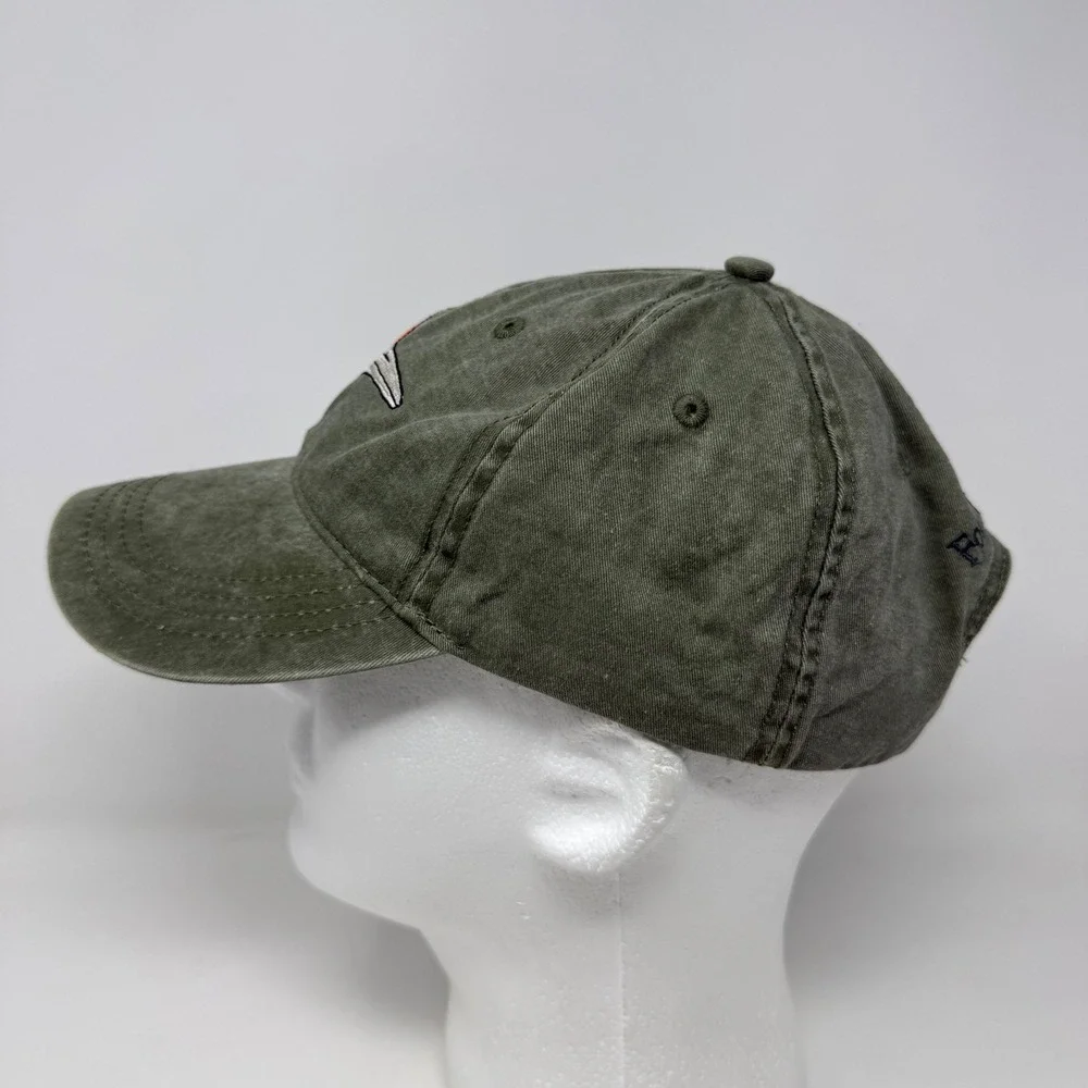 ECO Fort Vancouver Woodpecker Embroidered Olive Green Cotton Dad Hat Cap OSFA